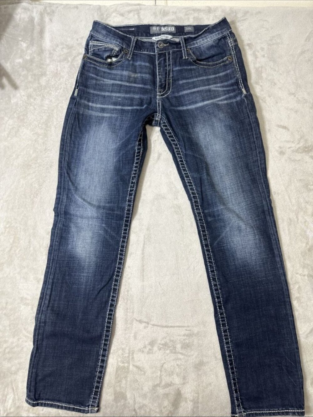 BKE Carter straight leg jeans men’s 33x34 dark wash